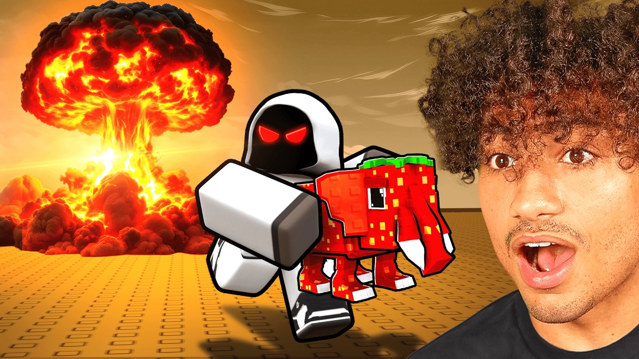 Nuke for Brainrot gameplay — nuke explosion sequence
